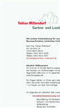 Mobile Screenshot of gartenbau-mittendorf.de