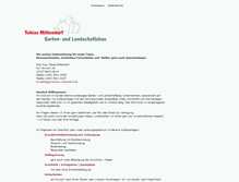 Tablet Screenshot of gartenbau-mittendorf.de